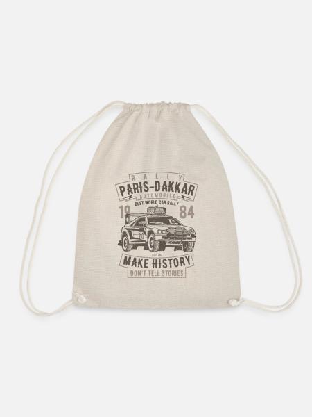 Rally Paris Dakar Automobiles - Drawstring Bag - nature
