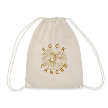 Fuck Cancer - fck cncr - cancer - Drawstring Bag - nature - Front