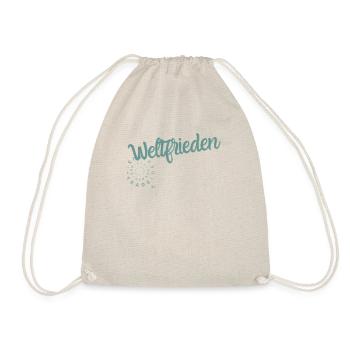 Weltfrieden - Turnbeutel - Natur - Vorne