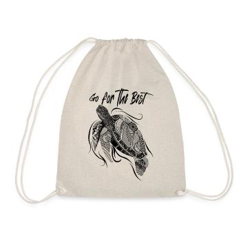 Turtle, Flower, Positive, Marine, Spiritual - Sac de sport léger - nature - Devant