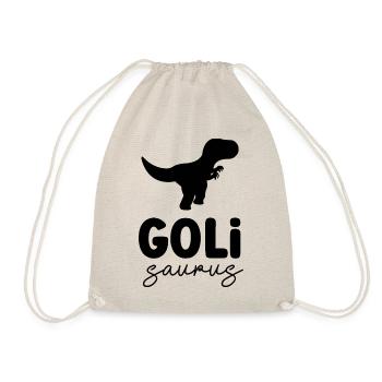 Wöd Goli Saurus beste Goli Patentante Österreich - Turnbeutel - Natur - Vorne