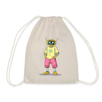 Bot rétro dans le streetwear - Sac de sport léger - nature - Devant
