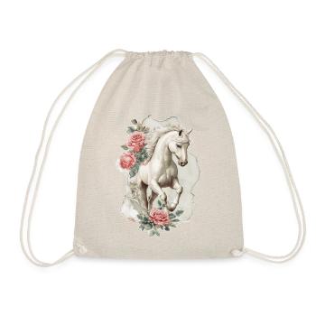 Horse Vintage - Drawstring Bag - nature - Front