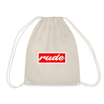 bandit grossier voyou mauvais cul rau rude garçon - Sac de sport léger - nature - Devant