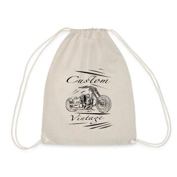 Moto collection Custom Vintage noir - Sac de sport léger - nature - Devant