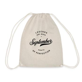 BIRTHDAY SEPTEMBER - Drawstring Bag - nature - Front