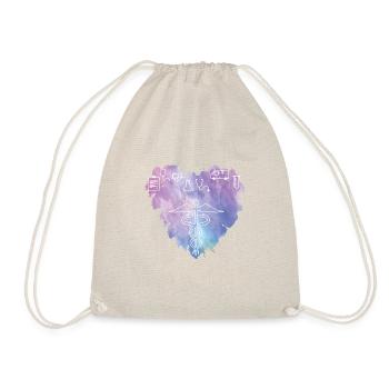 Colorful Heart Nurse ER RN LPN Medical Nursing Gif - Sac de sport léger - nature - Devant