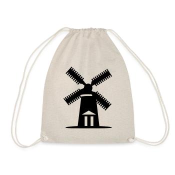 Windmühle - Turnbeutel - Natur - Vorne