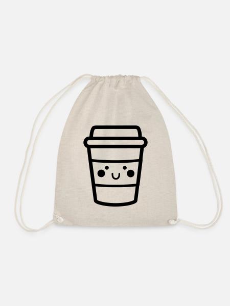 Kaffeebecher - Turnbeutel - Natur
