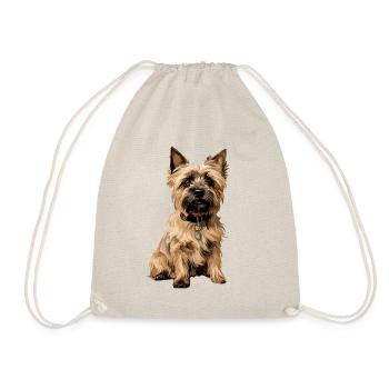 Cairn Terrier 4 - Turnbeutel - Natur - Vorne