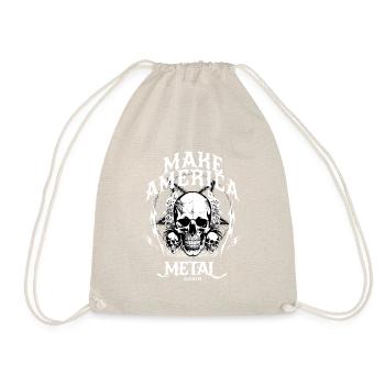 Metal Revival American Spirit Tee - Drawstring Bag - nature - Front