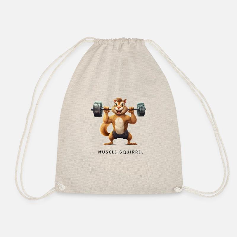 Muscle Squirrel - Turnbeutel - Natur