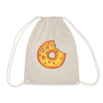 Donuts Confiserie Cookie Tart Cake Pies - Drawstring Bag - nature - Front