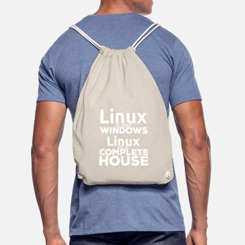 Linux est pas Windows! Linux est une maison complète! Sac de sport léger