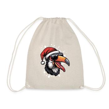 Toucan oiseau Noël drôle - Sac de sport léger - nature - Devant