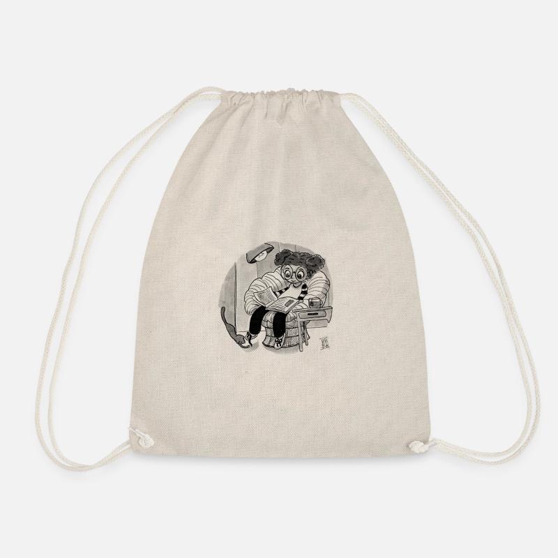 One book to rule them all - Drawstring Bag - nature