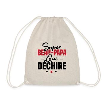 Super beau papa qui déchire - Sac de sport léger - nature - Devant