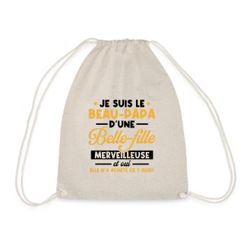 Beau-papa d'une belle-fille merveilleuse - Sac de sport léger - nature - Devant