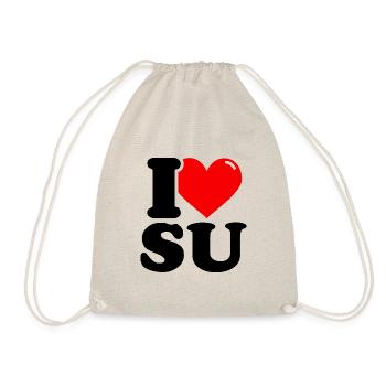 I love su First name - Drawstring Bag - nature - Front