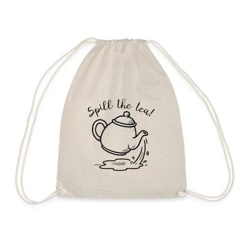 Spill the tea doodle - Drawstring Bag - nature - Front