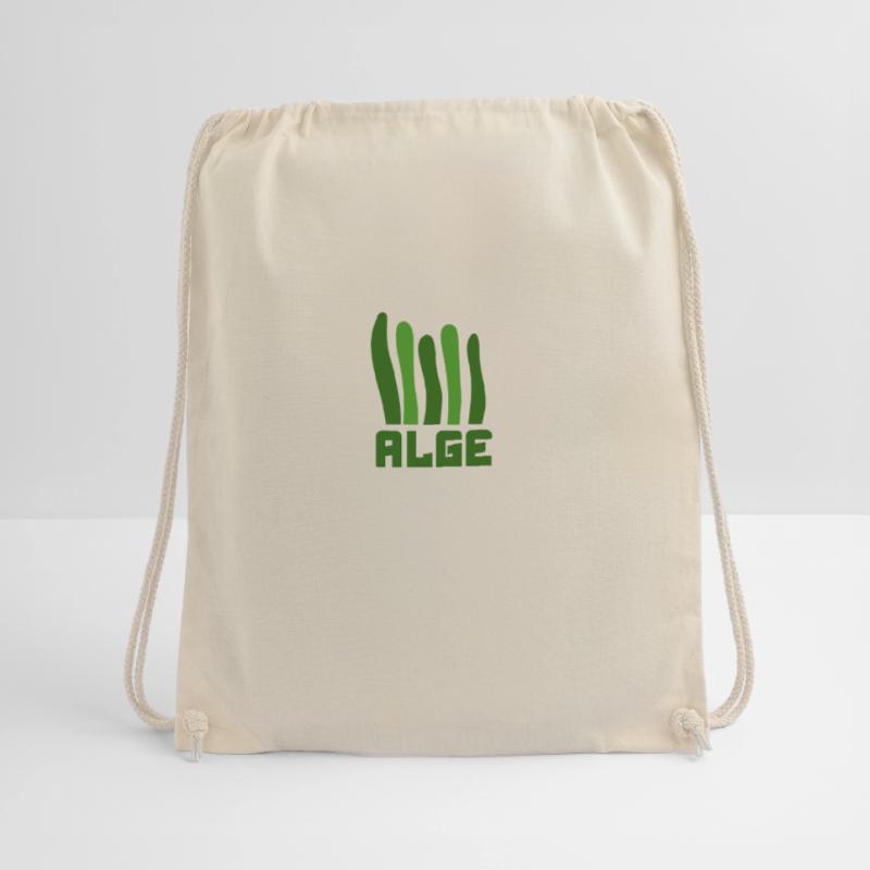 Algae Algae Algae Drawstring Bag