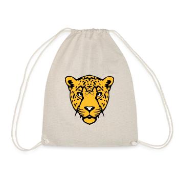 guepard wild animal 18 - Drawstring Bag - nature - Front