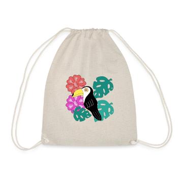 Toucan LOVE - Drawstring Bag - nature - Front