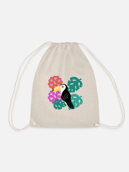 Toucan LOVE - Drawstring Bag - nature