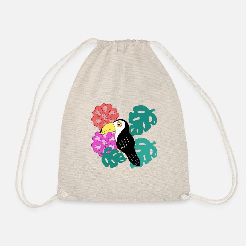 Toucan LOVE - Drawstring Bag - nature