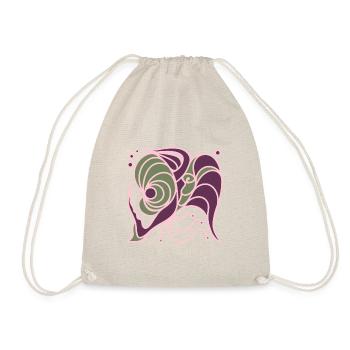 Evening. Two angels in the light of harmony. - Drawstring Bag - nature - Front