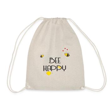 Bee Happy - Turnbeutel - Natur - Vorne