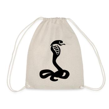Snake Cobra - Drawstring Bag - nature - Front