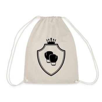 Boxing gloves Crest - Drawstring Bag - nature - Front