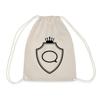 Speech bubble Coat of Arms Communication - Drawstring Bag - nature - Front