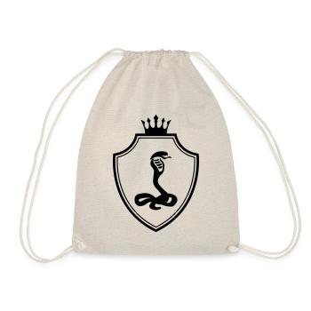Snake Coat of arms cobra - Drawstring Bag - nature - Front