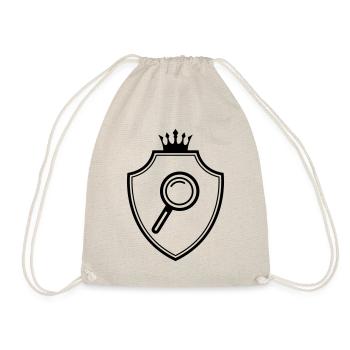 Magnifying glass coat of arms - Drawstring Bag - nature - Front
