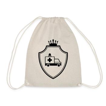 Ambulance Coat of arms Ambulance - Drawstring Bag - nature - Front