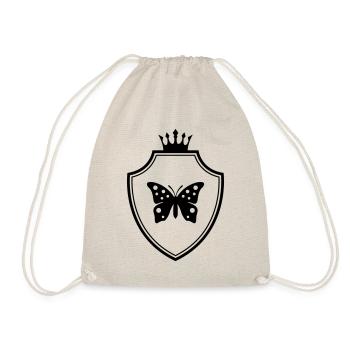 Butterfly Coat of Arms Symbol - Drawstring Bag - nature - Front