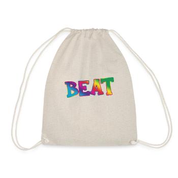 Beat - Drawstring Bag - nature - Front