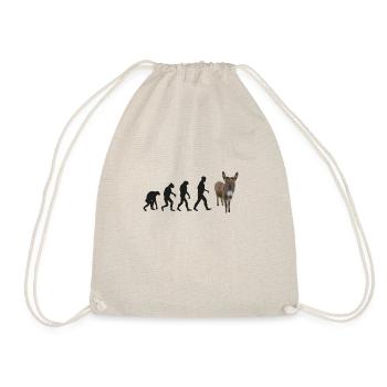 esel evolution - Turnbeutel - Natur - Vorne