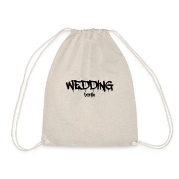 Wedding - Berlin - Germany - Graffiti - District - Drawstring Bag - nature - Front