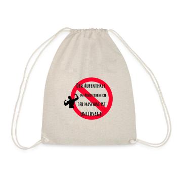 Restricted Zone Apparel - Turnbeutel - Natur - Vorne