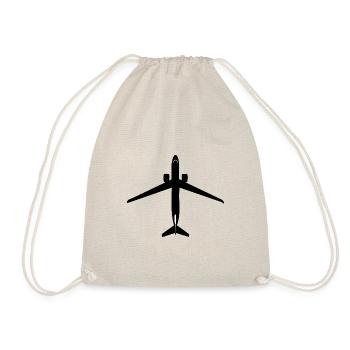 Flugzeug - Avion - Sac de sport léger - nature - Devant