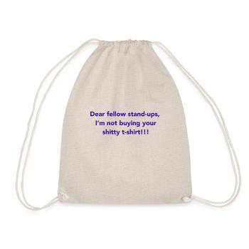 Dear StandUps - Drawstring Bag - nature - Front