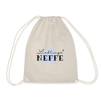 Lieblingsneffe/ bester Neffe / Geburt - Turnbeutel - Natur - Vorne