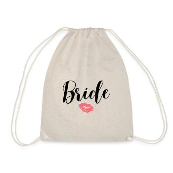 Braut / The Bride JGA Junggesellinnenabschied - Turnbeutel - Natur - Vorne