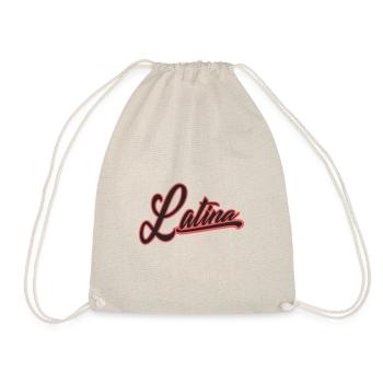 latina latin frau power sommer beach sexy - Turnbeutel - Natur - Vorne