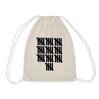 50 – birthday - Drawstring Bag - nature - Front