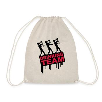 Drunken Party Zombies Drinking Team - Sac de sport léger - nature - Devant
