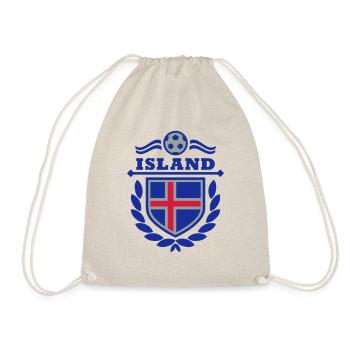 Iceland's coat of arms - Drawstring Bag - nature - Front